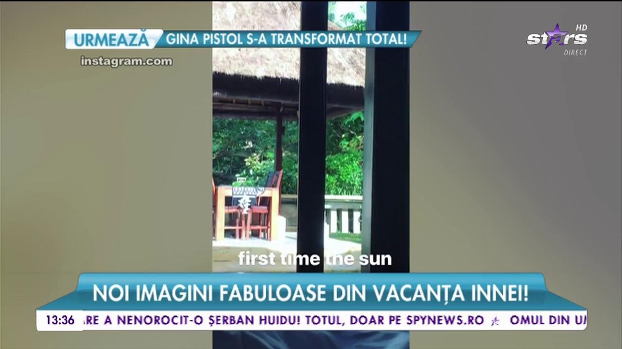 Noi imagini fabuloase din vacanța Innei