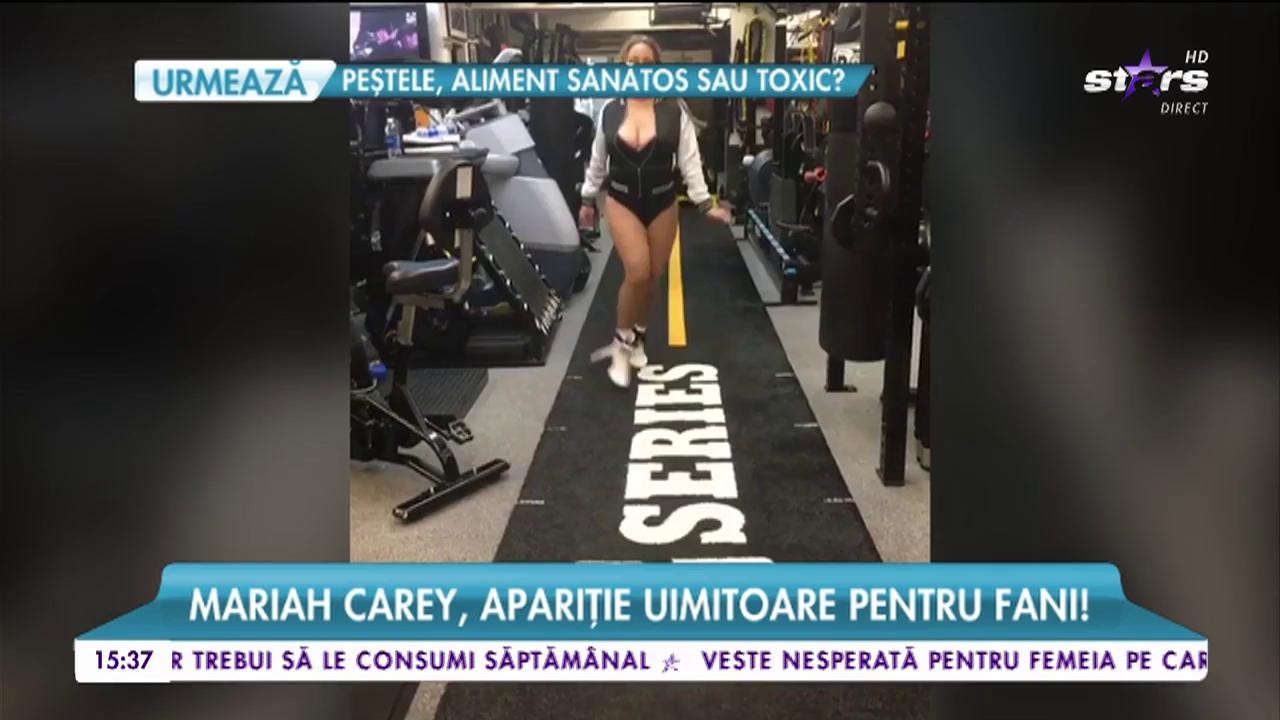 Mariah Carey, antrenamente speciale &icirc;ntr-o ținută scandaloasă!