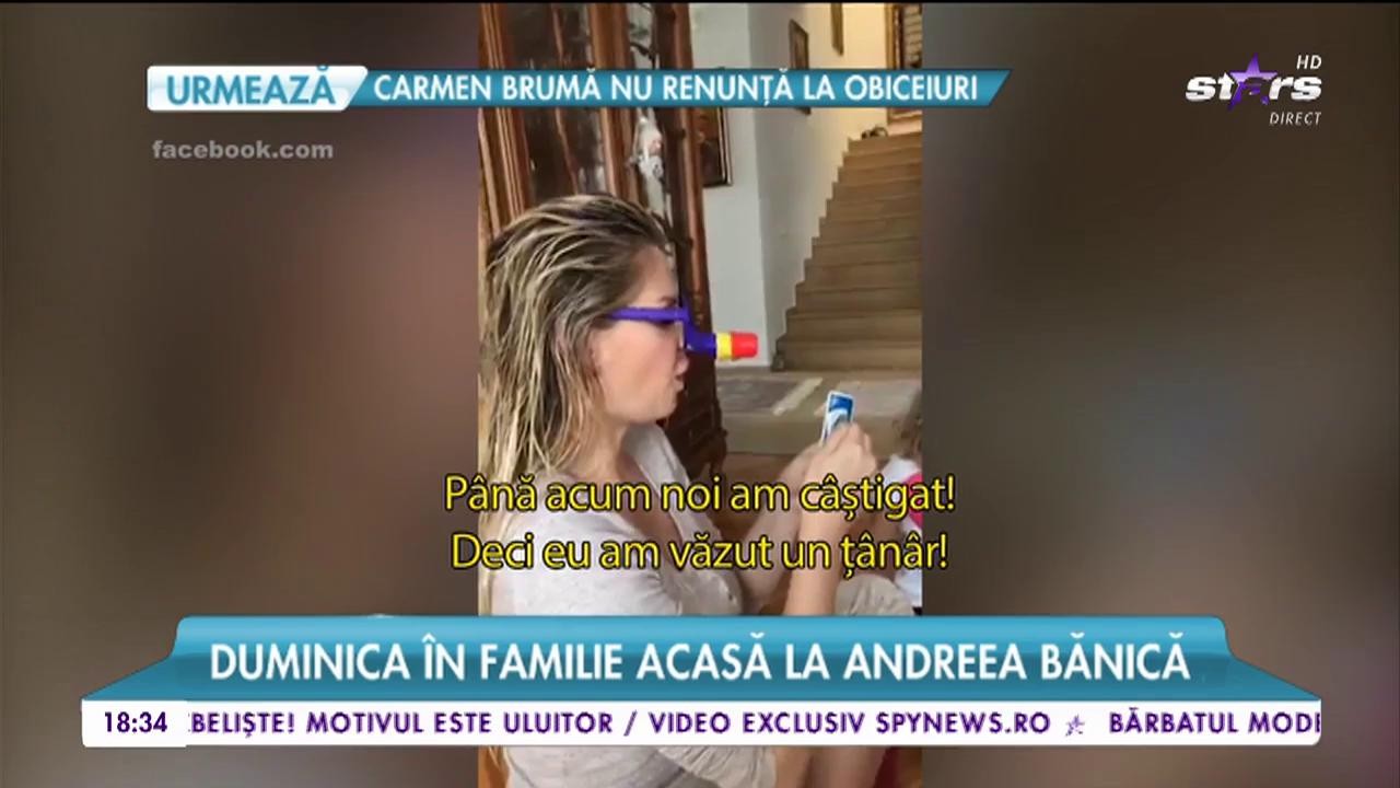 Andreea Bănică, o duminică &icirc;n familie