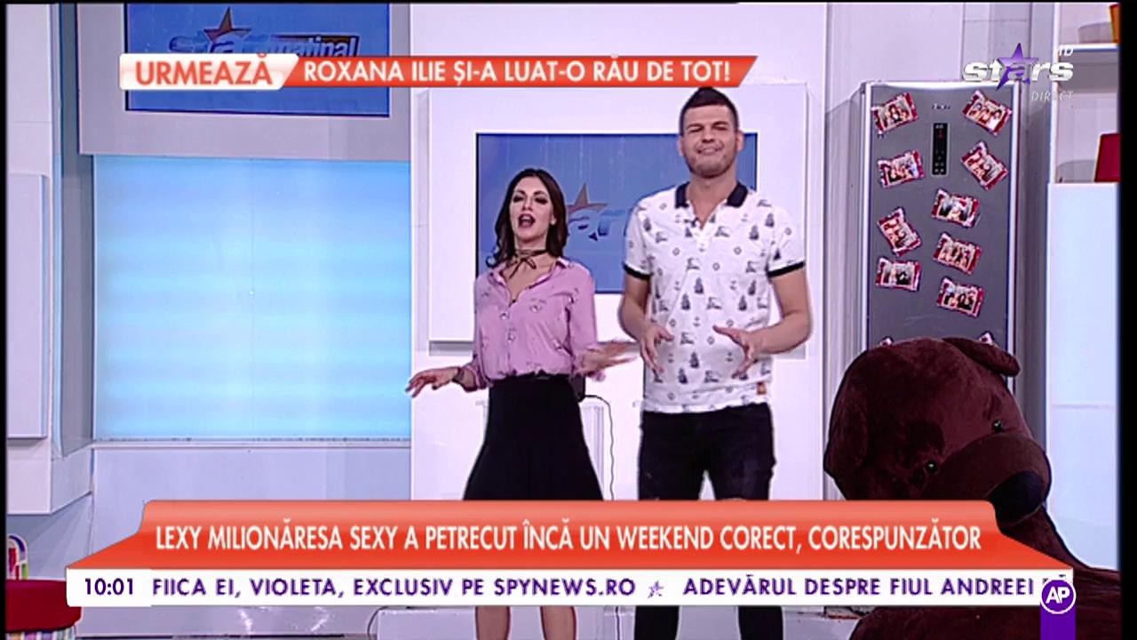 Lexy milionăreasa sexy a petrecut &icirc;ncă un weekend corect, corespunzător