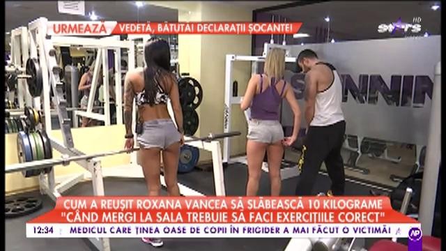 Roxana Vancea ne arată cele mai tari exerciții