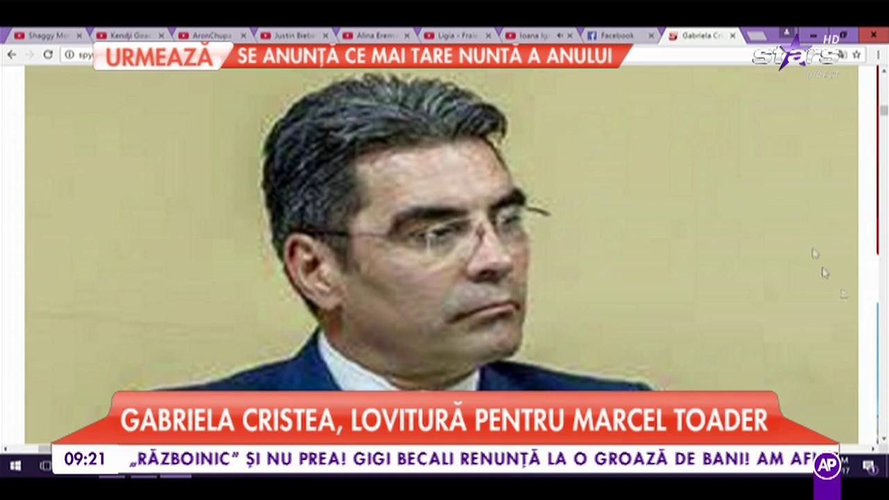 Gabriela Cristea, lovitură pentru Marcel Toader