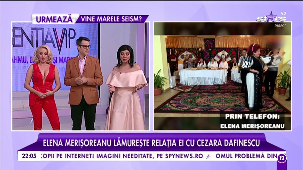 Elena Merişoreanu lămurește situația ei cu Cezara Dafinescu