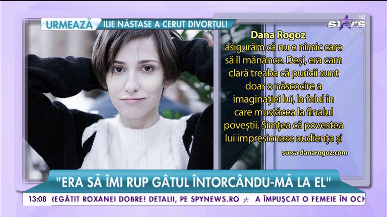 Dana Rogoz, la un pas de accident din cauza năzdrăvăniilor băieţelului ei