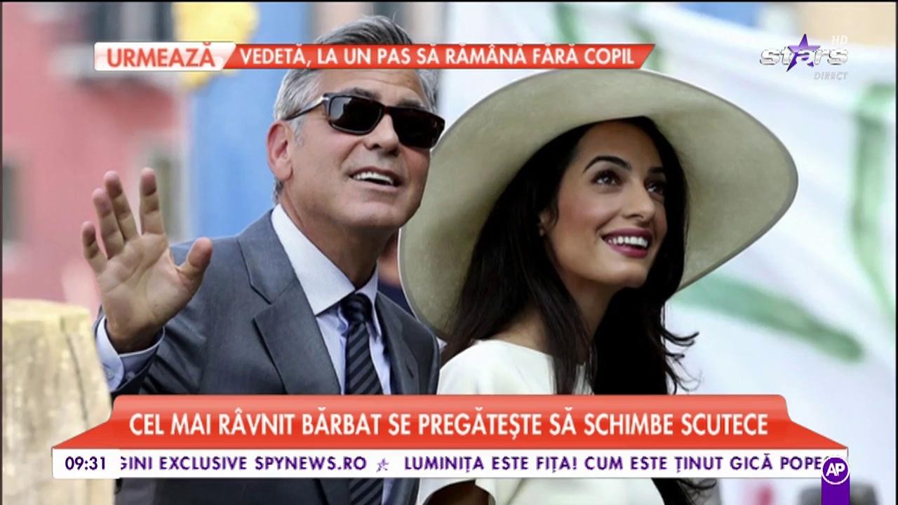 George Clooney se pregăteşte să devină tată de gemeni!