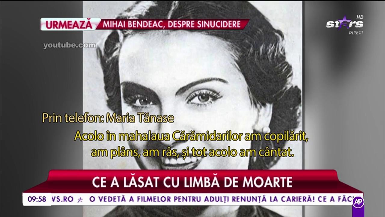 De ce a fost interzisă Maria Tănase &icirc;n Rom&acirc;nia?