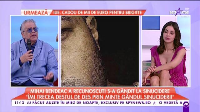 Mihai Bendeac s-a g&acirc;ndit la sinucidere!