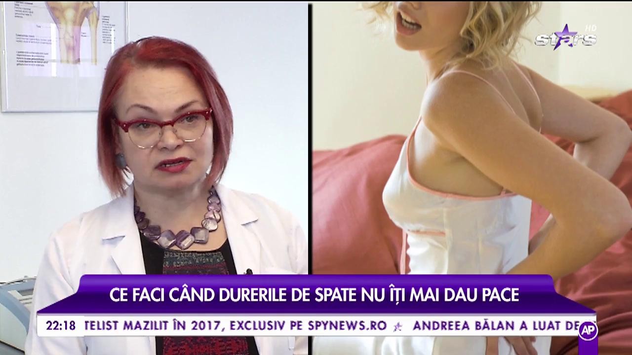 Specialiștii te învață cum poți scăpa de durerile de spate