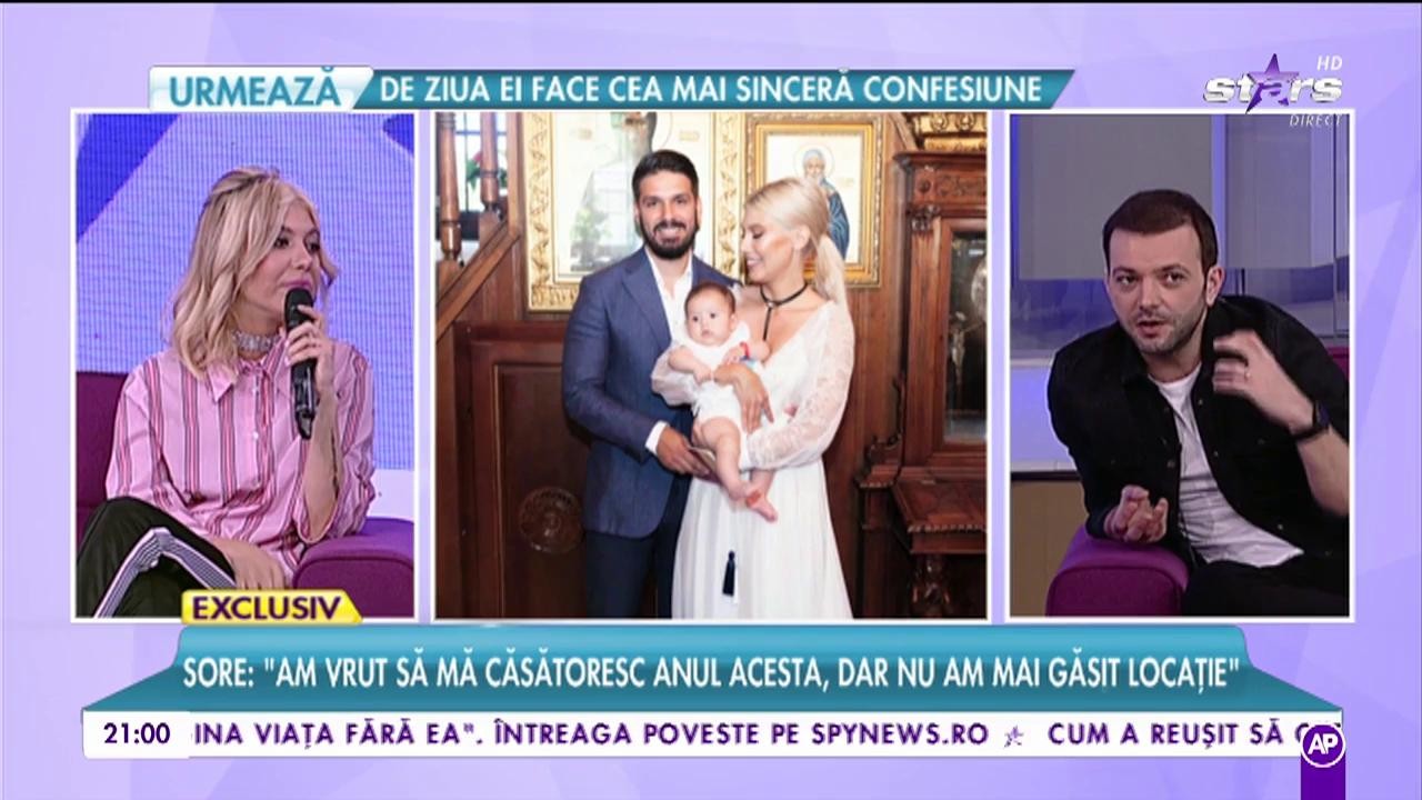 Sore: &rdquo;Am vrut să mă căsătoresc anul acesta, dar nu am mai găsit locație&rdquo;