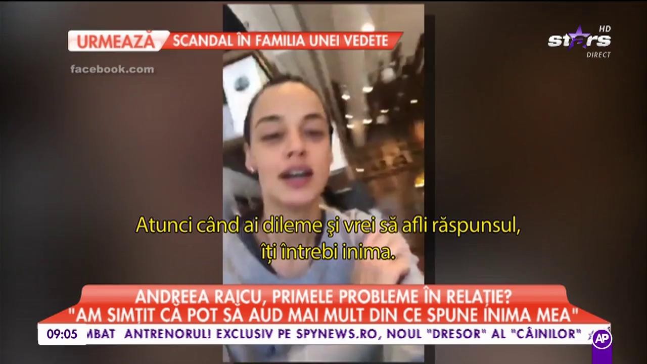 Andreea Raicu, primele probleme &icirc;n relație