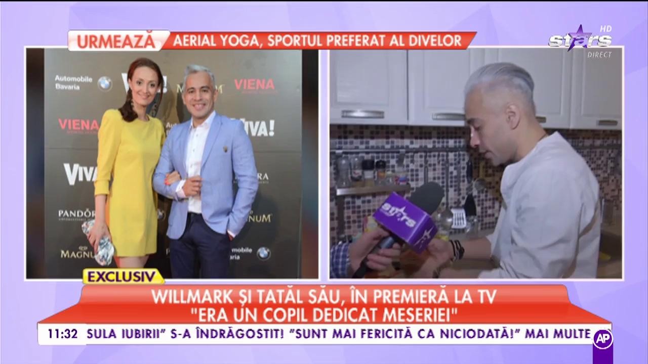 Willmark și tatăl său, &icirc;n premieră la TV. "Era un copil dedicat meseriei"