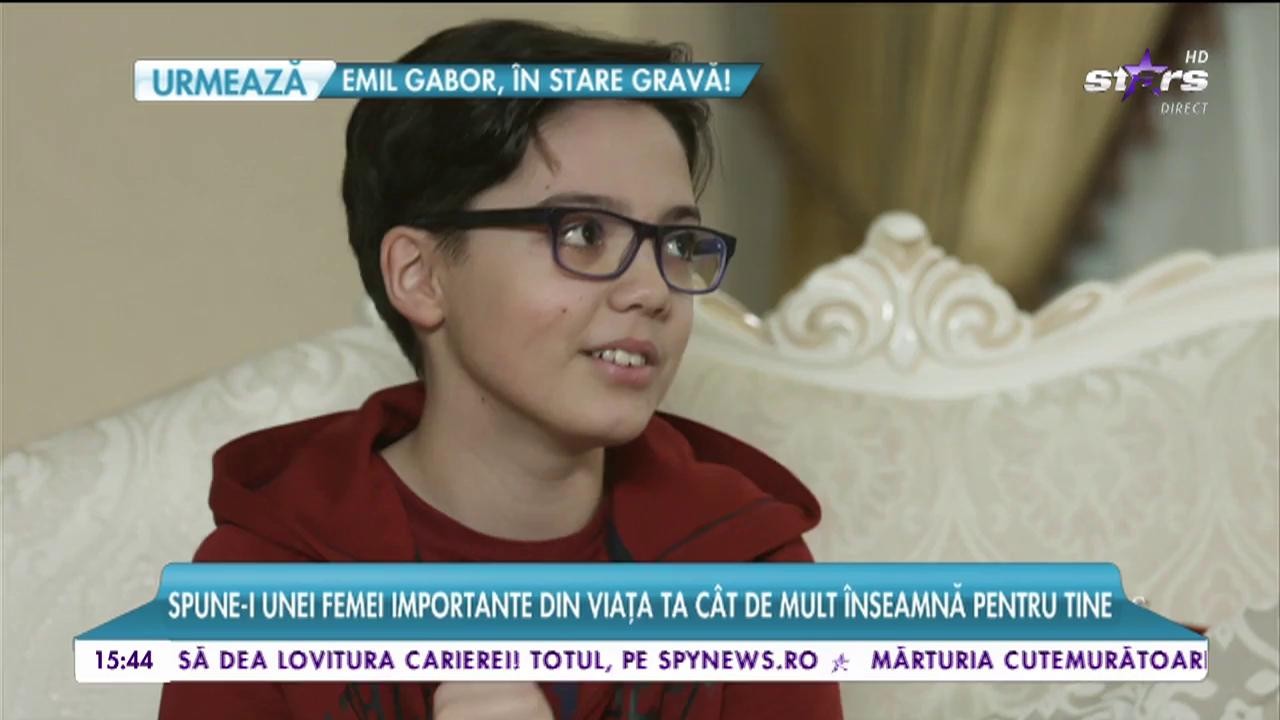 Florentina F&acirc;nt&acirc;naru, impresionată p&acirc;nă la lacrimi de fiul ei