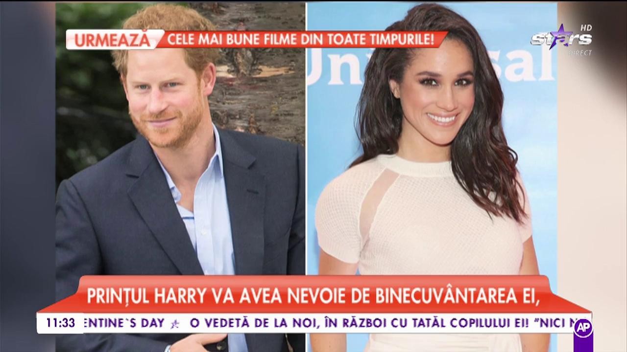Prințul Harry are nevoie de binecuv&acirc;ntarea Reginei Elisabeta pentru o eventuală căsătorie cu Meghan Markle