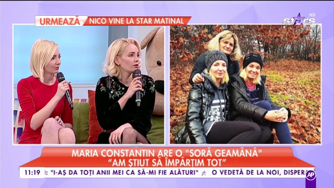 Maria Constantin are o "soră geamană": "Nu a existat niciodată invidie &icirc;ntre noi!"