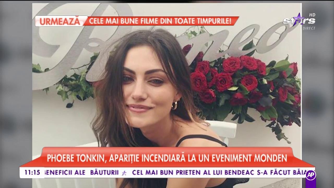 Pheobe Tonkin, super sexy &icirc;ntr-o rochie multicoloră