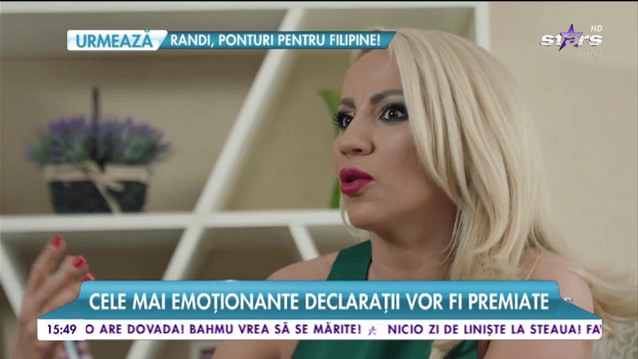 Roxana Marcu, despre cea mai frumoasă declaraţie de dragoste