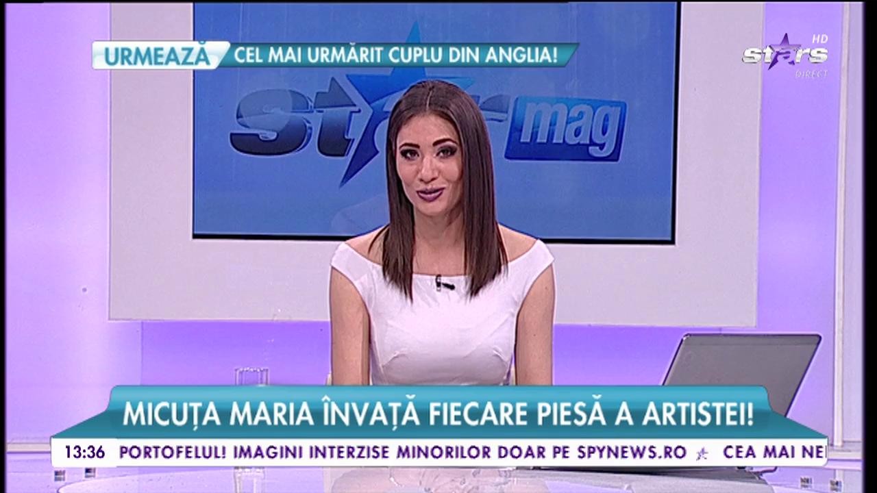 Maria, fiica cea mare a lui Pepe este cea mai mare fană a Andrei
