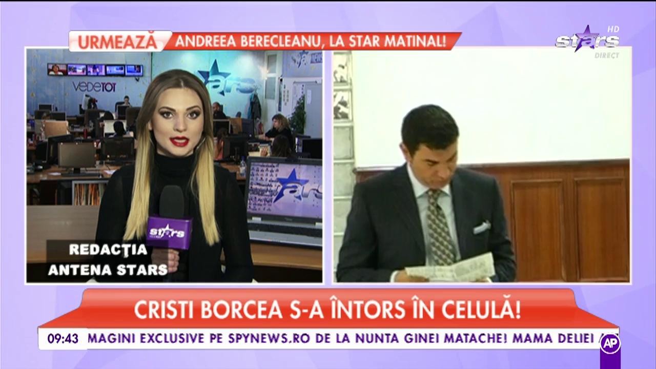 Cristi Borcea s-a &icirc;ntors &icirc;n celulă!