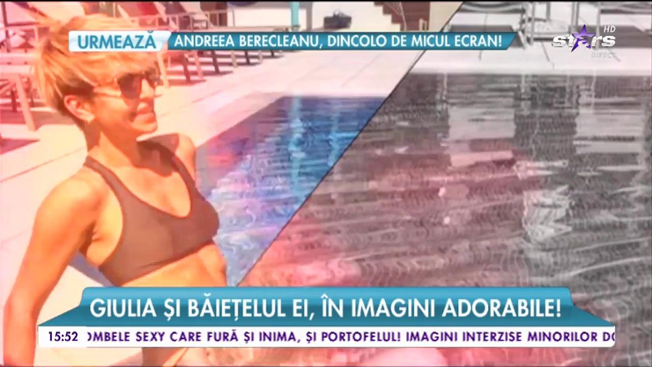 Giulia şi băieţelul ei, &icirc;n imagini adorabile
