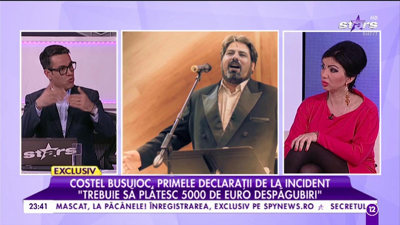 Costel Busuioc, primele declarații de la incident "M-am săturat să iau bătaie așa că l-am lovit"