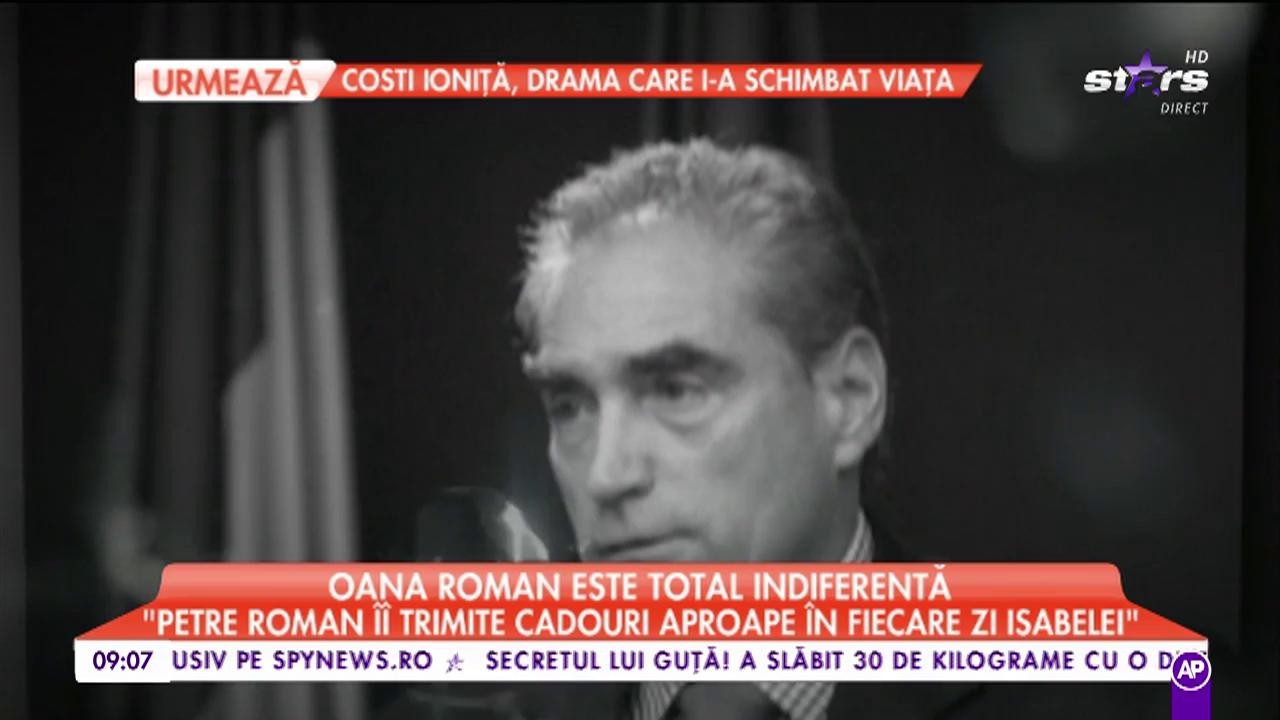 Petre Roman nu reușește să se &icirc;mpace cu Oana
