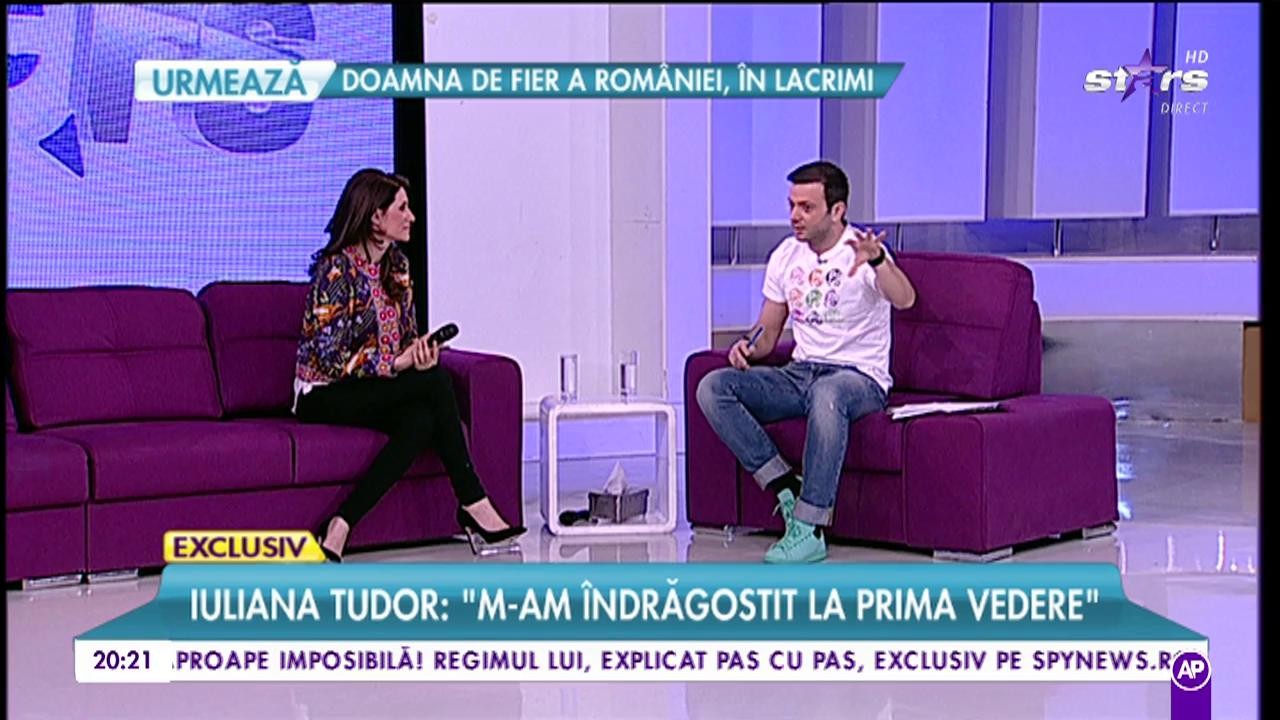 Iuliana Tudor, declarație de iubire făcută o dată &icirc;n viață "M-am &icirc;ndrăgostit la prima vedere"