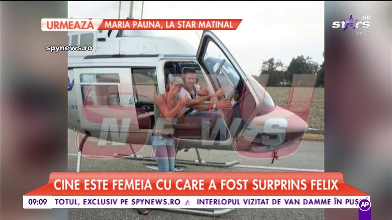 Cine este femeia cu care a fost surprins Felix