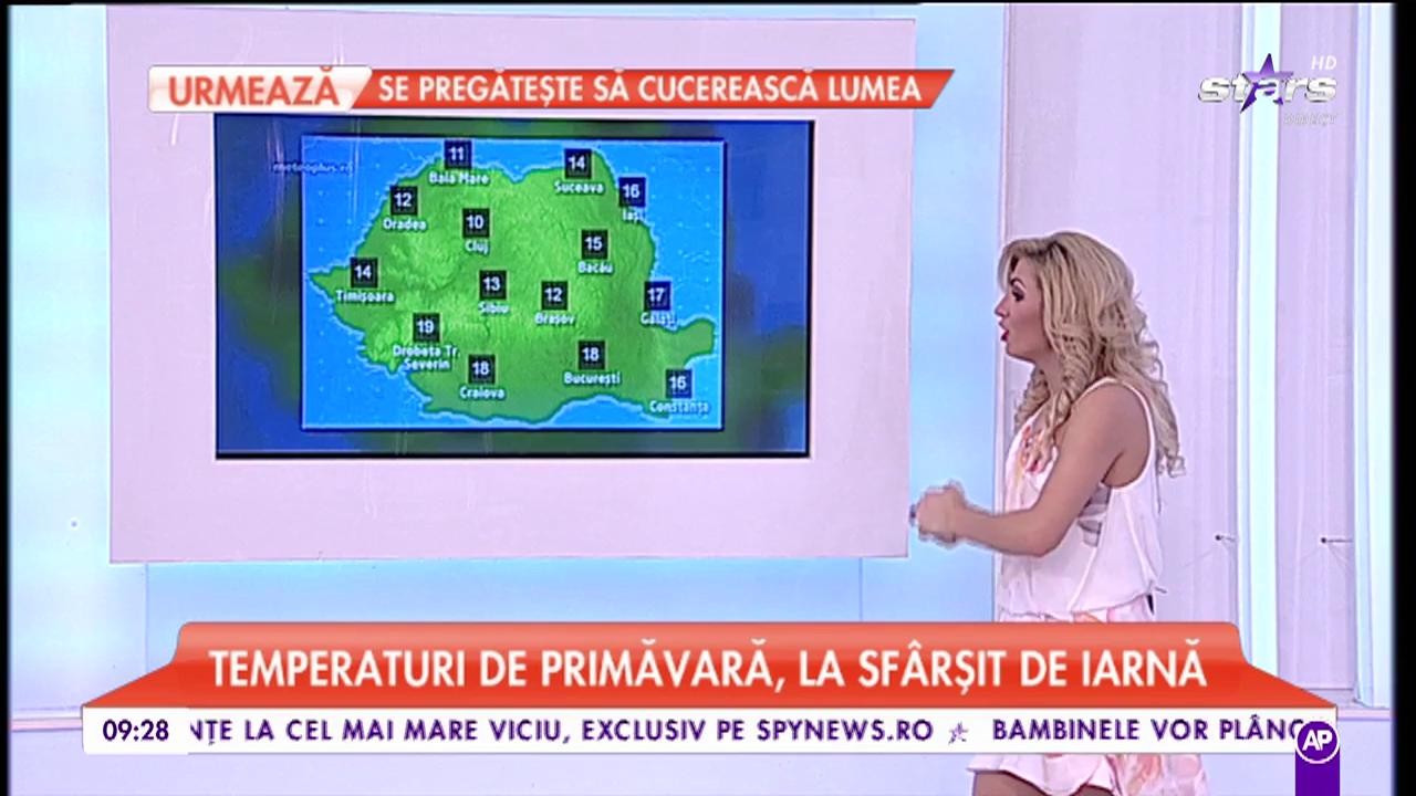 Meteo! Temperaturi de primăvară, la sf&acirc;rşit de iarnă
