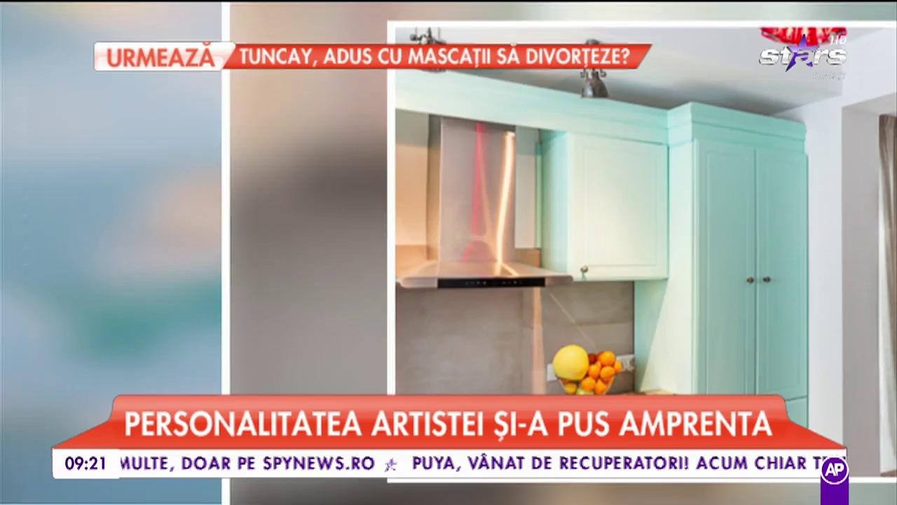 Imagini de senzați din casa Corinei Bud