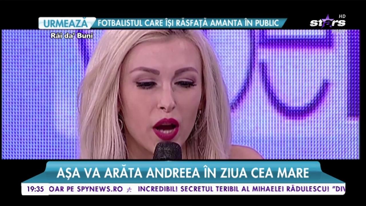 Andreea Bălan a &icirc;mbrăcat rochia de mireasă!