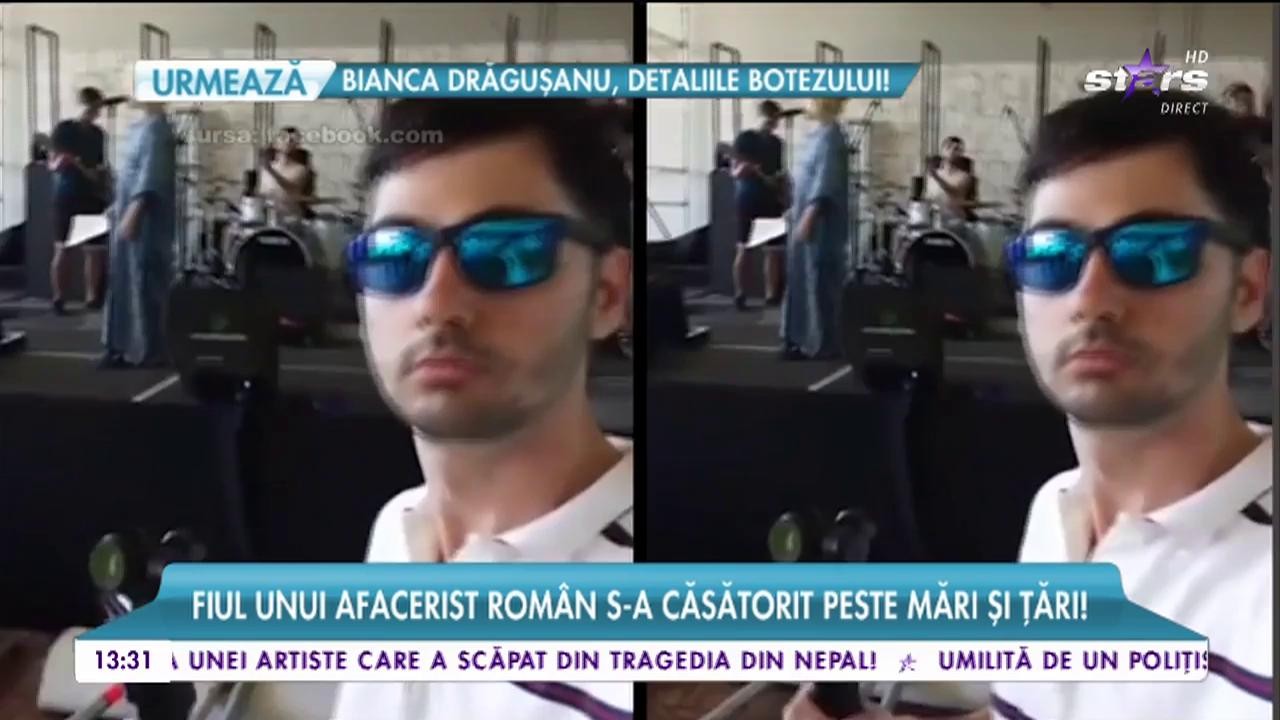 Fiul unui afacerist rom&acirc;n s-a căsătorit peste mări și țări. Imagini fabuloase de la marele eveniment