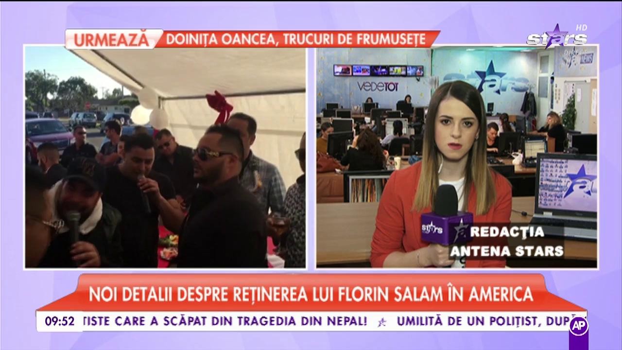 Florin Salam a c&acirc;știgat 200.000 de dolari, dar poliţiştii au găsit doar jumătate din sumă