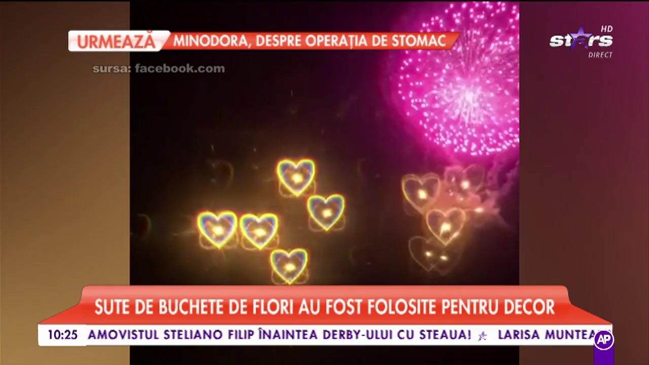 Imagini noi şi spectaculoase de la nunta răsfăţatului din Constanţa! Focurile de artificii au fost unice