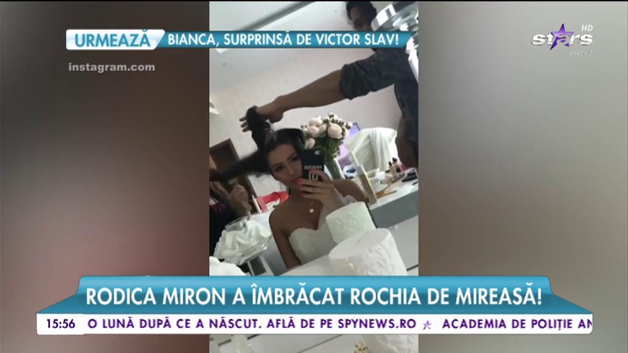 Rodica Miron a &icirc;mbrăcat rochia de mireasă
