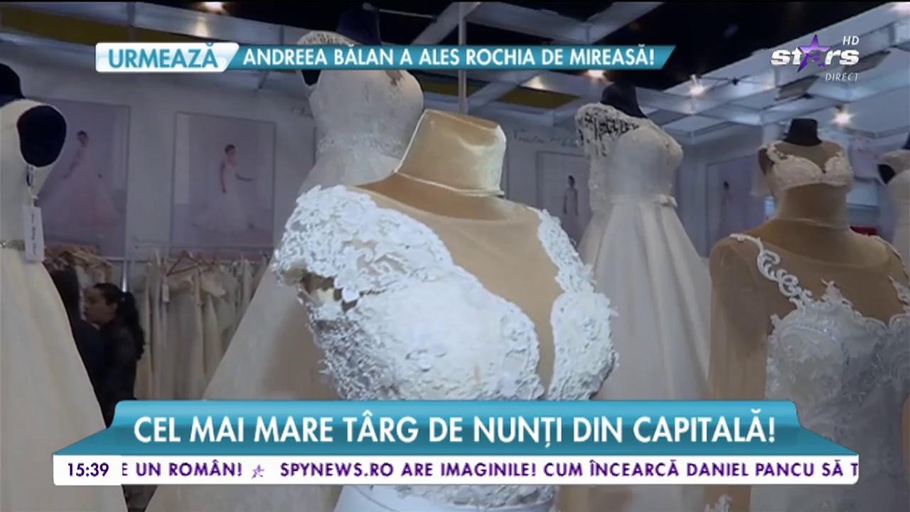 Cel mai tare t&acirc;rg de nunți din capitală! "Anul acesta se poartă mai mult rochia prințesă"