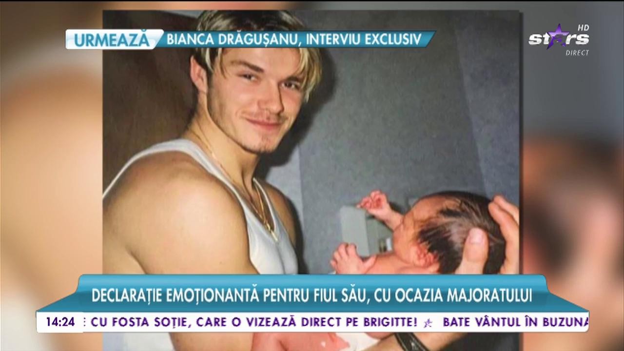 David Beckham, m&acirc;ndru de fiul său. Declarație emoționantă pentru fiul său, cu ocazia majoratului