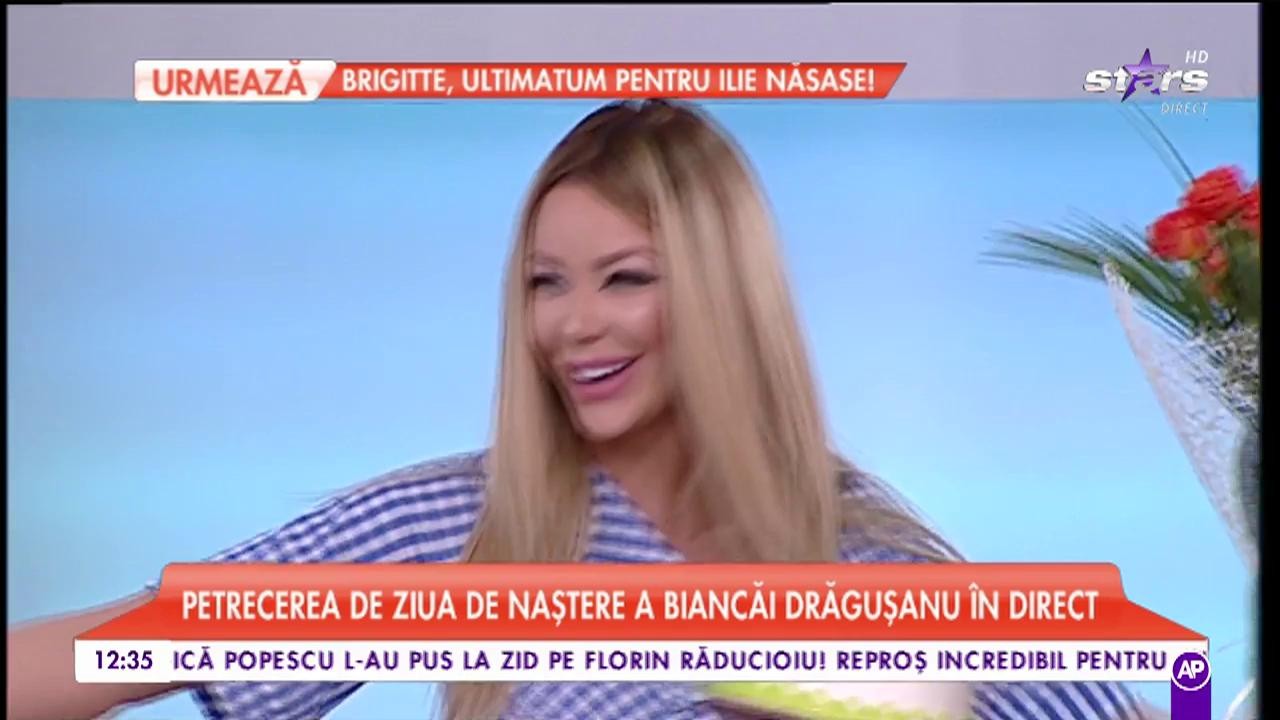 Petrecere la ziua de naștere a Biancăi Drăgușanu, &icirc;n direct la Star Matinal!