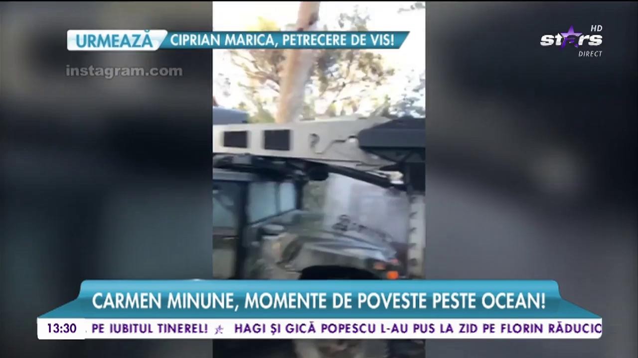 Carmen Minune, momente de poveste peste ocean!