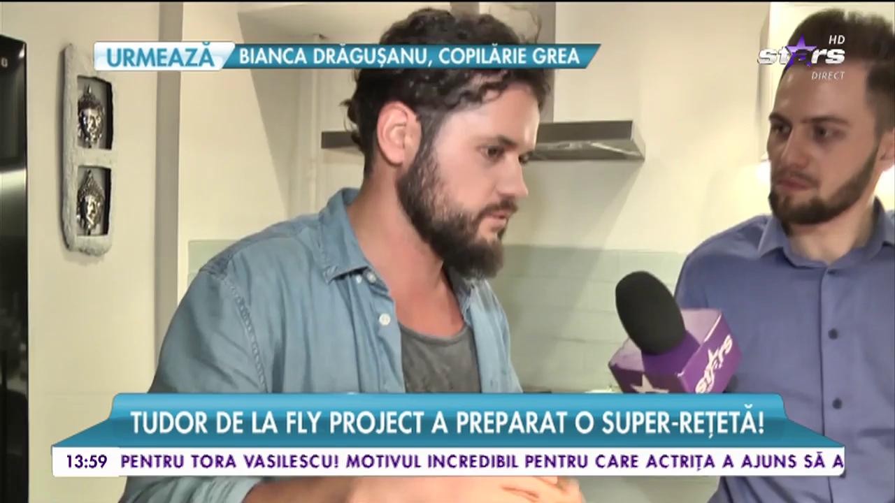 Tudor de la Fly Project a preparat o super-reţetă!