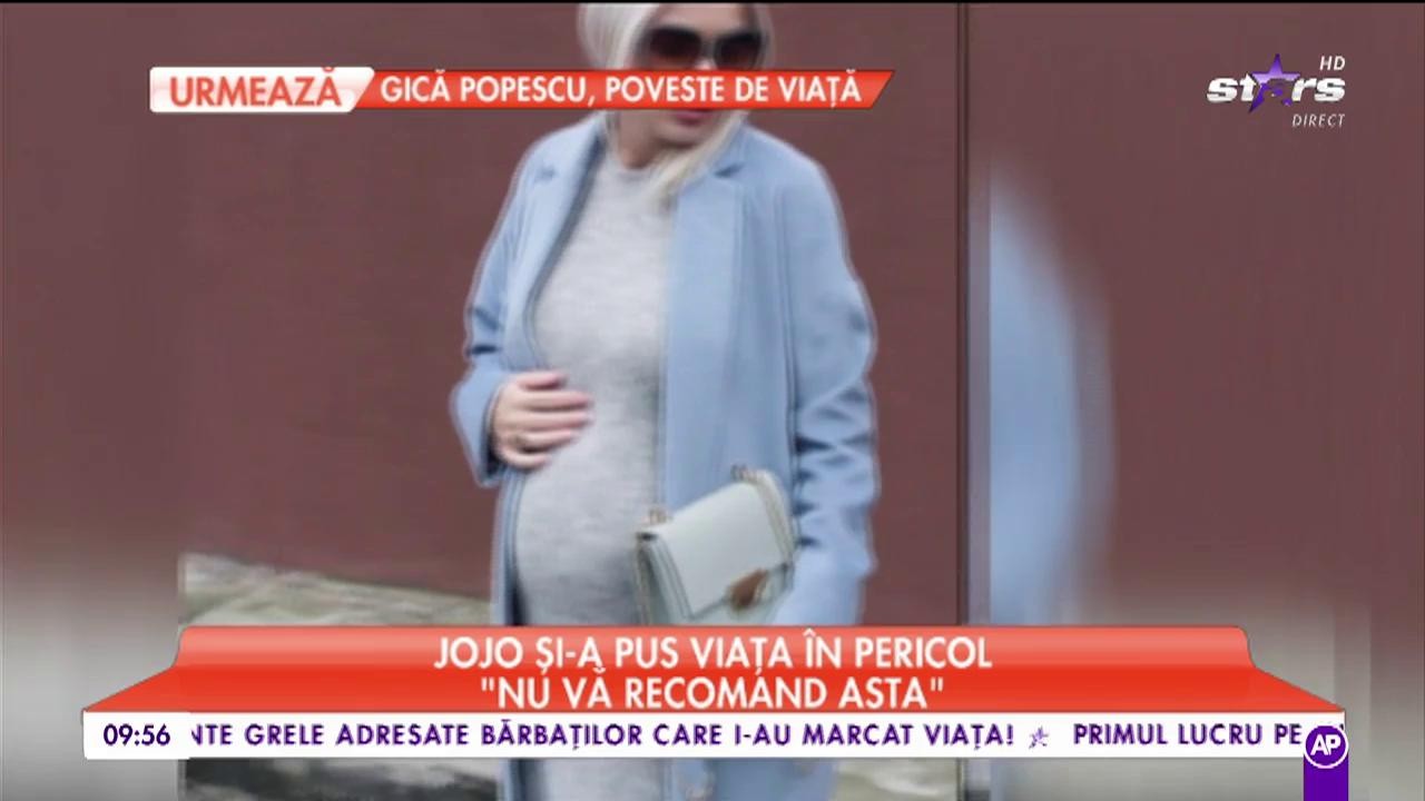Jojo și-a pus sarcina și viața &icirc;n pericol! Abia acum a avut curajul să recunoscă