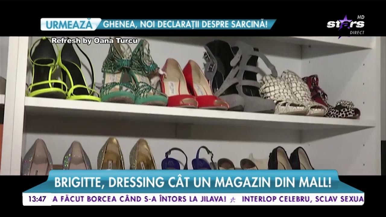 Brigitte, dressing c&acirc;t un magazin din mall!