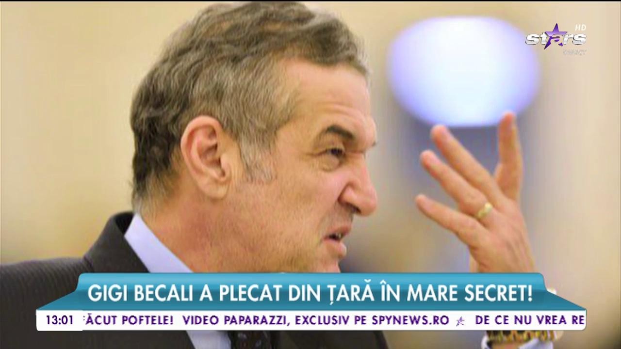 Gigi Becali a plecat din ţară &icirc;n mare secret!