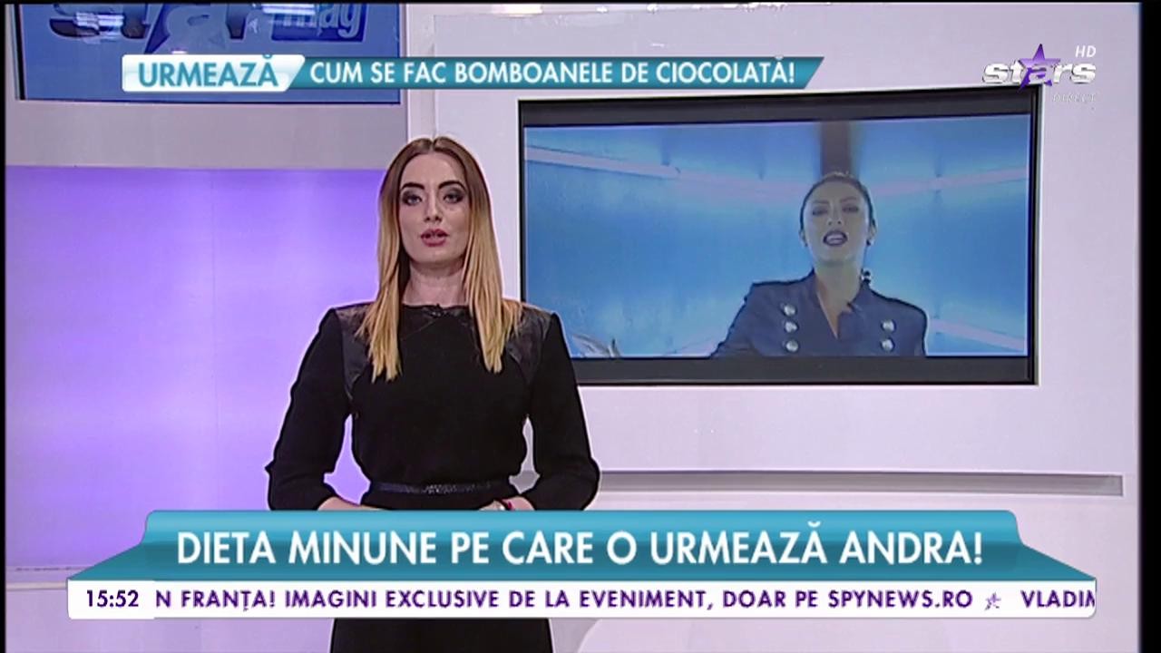 Dieta minune pe care o urmează Andra! Care este secretul siluetei după două naşteri!