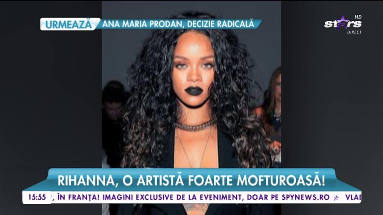 Rihanna, o artistă foarte mofturoasă! Vedeta nu pleacă nicăieri fără bucătar personal!