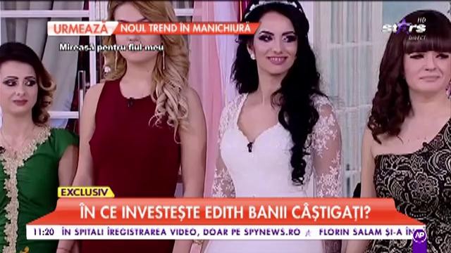 Edith, c&acirc;știgătoarea Mireasă pentru Fiul Meu la Star Matinal &icirc;mpreună cu Geo