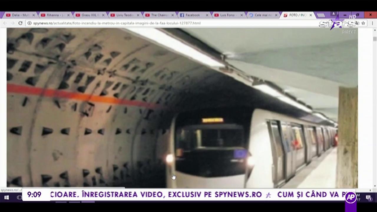 Incendiu la metrou, &icirc;n Capitală!