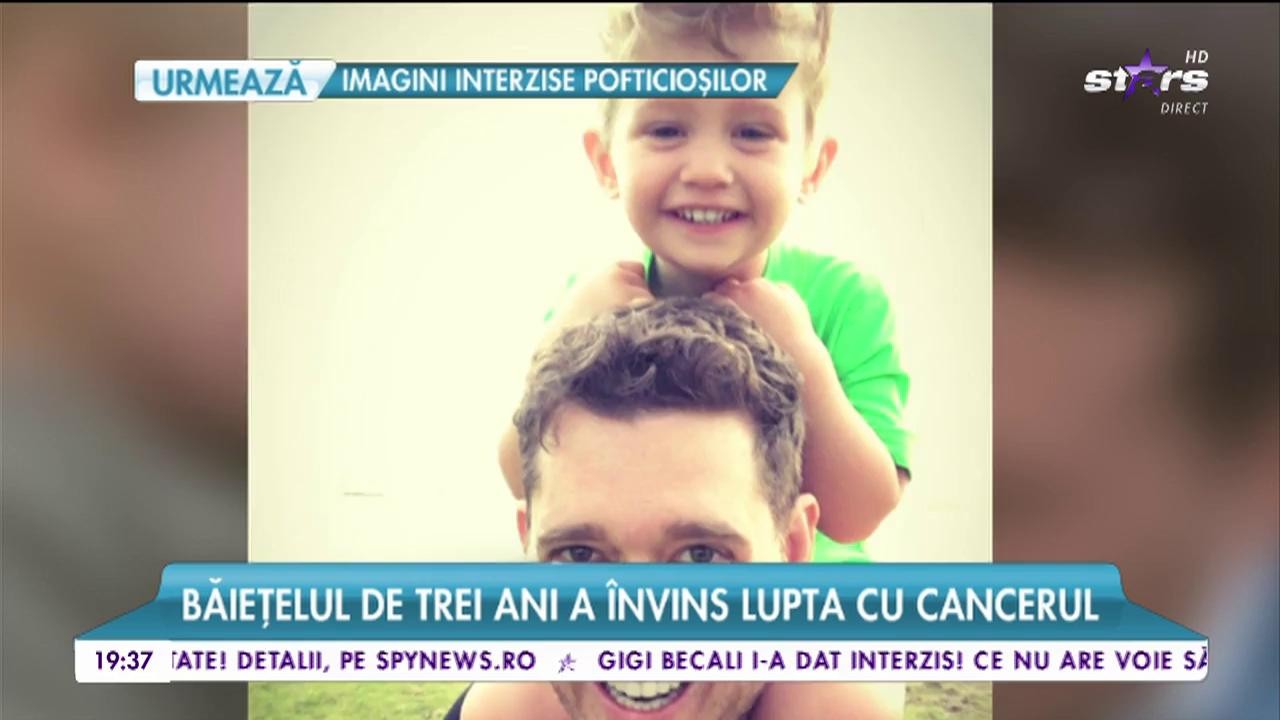 Băiețelul de trei ani al unui celebru artist a &icirc;nvins cancerul