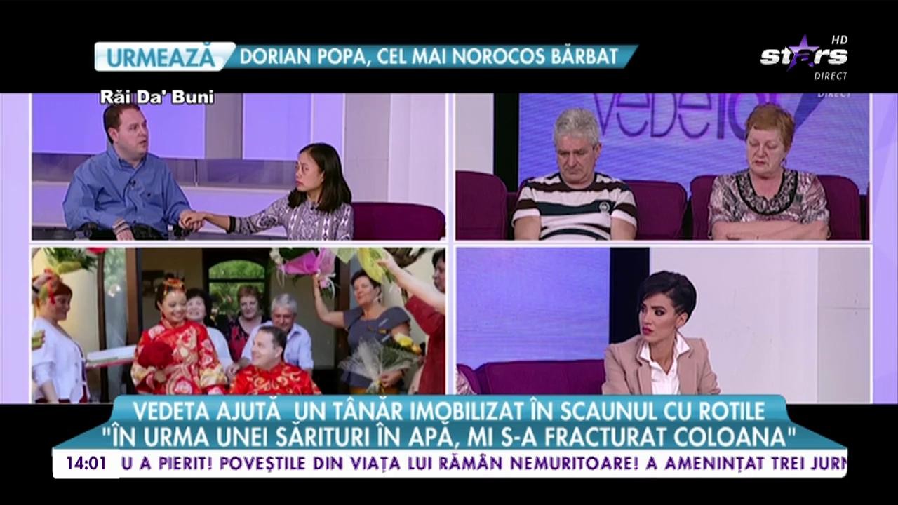 Adelina Pestriţu, gest emoţionant! Vedeta ajută un t&acirc;năr imobilizat &icirc;n scaunul cu rotile