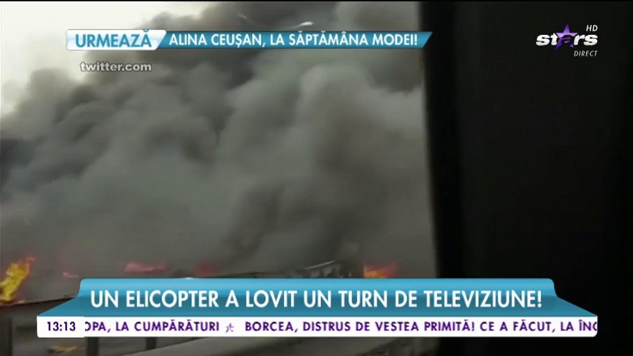 Tragedie aviatică de proporţii! Un elicopter a lovit un turn de televiziune! 5 persoane aflate la bord au murit!