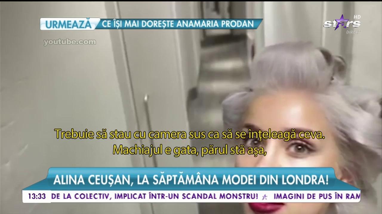 Alina Ceuşan, la săptăm&acirc;na modei din Londra! Fashion-bloggeriţa a defilat pentru un celebru designer!